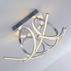 Hofstein Felin Deckenleuchte LED Silber, 1-flammig -LED Leuchten Verkäufe 2022 felin deckenleuchte h3023709 17