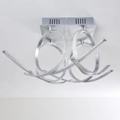 Hofstein Felin Deckenleuchte LED Silber, 1-flammig -LED Leuchten Verkäufe 2022 felin deckenleuchte h3023709 22