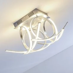 Hofstein Felin Deckenleuchte LED Silber, 1-flammig -LED Leuchten Verkäufe 2022 felin deckenleuchte h3023709 5