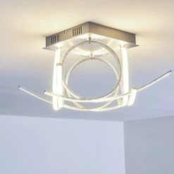 Hofstein Felin Deckenleuchte LED Silber, 1-flammig -LED Leuchten Verkäufe 2022 felin deckenleuchte h3023709 7