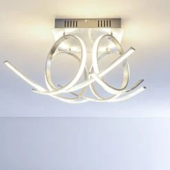 Hofstein Felin Deckenleuchte LED Silber, 1-flammig -LED Leuchten Verkäufe 2022 felin deckenleuchte h3023709 9