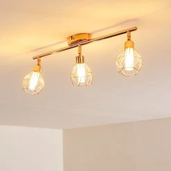 Hofstein Ferrand Deckenleuchte LED Kupferfarben, 3-flammig -LED Leuchten Verkäufe 2022 ferrand deckenleuchte h3159873 do1 2