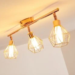 Hofstein Ferrand Deckenleuchte LED Kupferfarben, 3-flammig -LED Leuchten Verkäufe 2022 ferrand deckenleuchte h3159873 do1 4