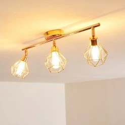 Hofstein Ferrand Deckenleuchte LED Kupferfarben, 3-flammig -LED Leuchten Verkäufe 2022 ferrand deckenleuchte h3159873 do1 8