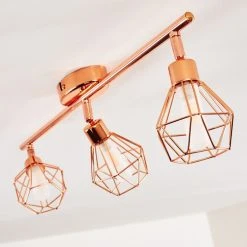 Hofstein Ferrand Deckenleuchte LED Kupferfarben, 3-flammig -LED Leuchten Verkäufe 2022 ferrand deckenleuchte h3159873 do1 9