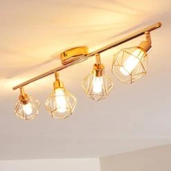 Hofstein Ferrand Deckenleuchte LED Kupferfarben, 4-flammig -LED Leuchten Verkäufe 2022 ferrand deckenleuchte h3159903 do1 12