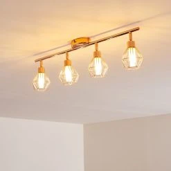 Hofstein Ferrand Deckenleuchte LED Kupferfarben, 4-flammig -LED Leuchten Verkäufe 2022 ferrand deckenleuchte h3159903 do1 13