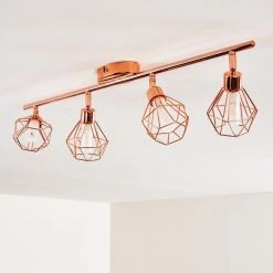 Hofstein Ferrand Deckenleuchte LED Kupferfarben, 4-flammig -LED Leuchten Verkäufe 2022 ferrand deckenleuchte h3159903 do1 18