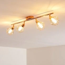 Hofstein Ferrand Deckenleuchte LED Kupferfarben, 4-flammig -LED Leuchten Verkäufe 2022 ferrand deckenleuchte h3159903 do1 3