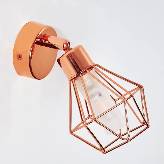 Hofstein Ferrand Wandleuchte LED Kupferfarben, 1-flammig 17 Hofstein Ferrand Wandleuchte LED Kupferfarben, 1-flammig – Bild 17