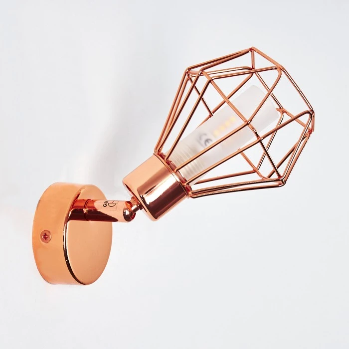 Hofstein Ferrand Wandleuchte LED Kupferfarben, 1-flammig 18 Hofstein Ferrand Wandleuchte LED Kupferfarben, 1-flammig – Bild 18