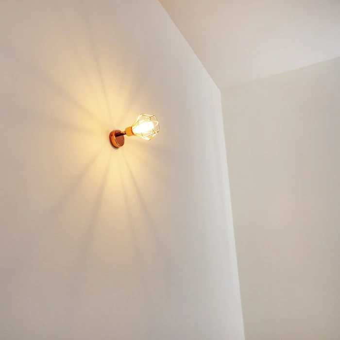 Hofstein Ferrand Wandleuchte LED Kupferfarben, 1-flammig 4 Hofstein Ferrand Wandleuchte LED Kupferfarben, 1-flammig – Bild 4