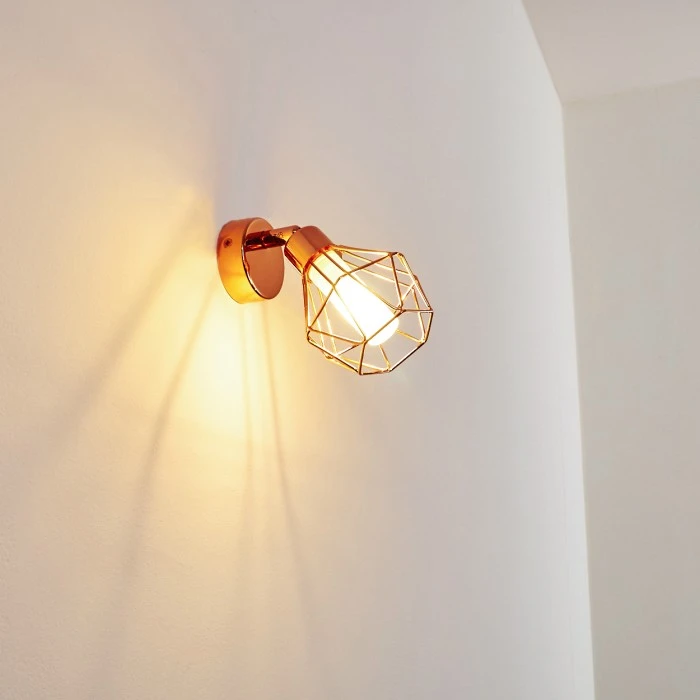 Hofstein Ferrand Wandleuchte LED Kupferfarben, 1-flammig 9 Hofstein Ferrand Wandleuchte LED Kupferfarben, 1-flammig – Bild 9