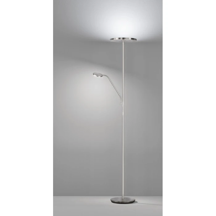 FHL easy Fabi Deckenfluter LED Nickel-Matt, 1-flammig 5 FHL easy Fabi Deckenfluter LED Nickel-Matt, 1-flammig – Bild 5