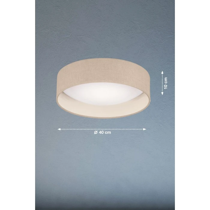 FHL easy Linus Deckenleuchte LED Beige, 1-flammig 2 FHL easy Linus Deckenleuchte LED Beige, 1-flammig – Bild 2