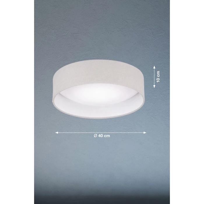 FHL easy Linus Deckenleuchte LED Grau, 1-flammig 3 FHL easy Linus Deckenleuchte LED Grau, 1-flammig – Bild 3