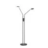 FHL easy Luna Stehleuchte LED Schwarz, 2-flammig