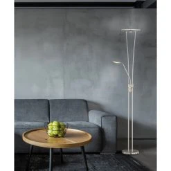 FHL easy Vico Deckenfluter LED Nickel-Matt, 1-flammig