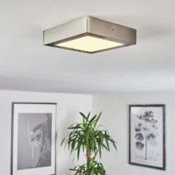 Hofstein Finsrud Deckenleuchte LED Nickel-Matt, 1-flammig 17 Hofstein Finsrud Deckenleuchte LED Nickel-Matt, 1-flammig -LED Leuchten Verkäufe 2022 finsrud deckenleuchte h3427408 6