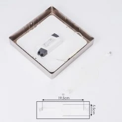 Hofstein Finsrud Deckenleuchte LED Nickel-Matt, 1-flammig -LED Leuchten Verkäufe 2022 finsrud deckenleuchte h3427446 4