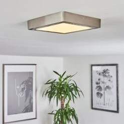 Hofstein Finsrud Deckenleuchte LED Nickel-Matt, 1-flammig -LED Leuchten Verkäufe 2022 finsrud deckenleuchte h3427446 8