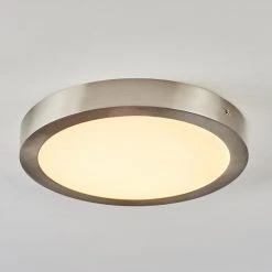 Hofstein Finsrud Deckenleuchte LED Nickel-Matt, 1-flammig -LED Leuchten Verkäufe 2022 finsrud deckenleuchte h3427477 8