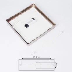 Hofstein Finsrud Deckenleuchte LED Nickel-Matt, 1-flammig -LED Leuchten Verkäufe 2022 finsrud deckenleuchte h3427484 4