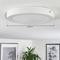 Hofstein Finsrud Deckenleuchte LED Weiß, 1-flammig 14 Hofstein Finsrud Deckenleuchte LED Weiß, 1-flammig -LED Leuchten Verkäufe 2022 finsrud deckenleuchte h3427514 3