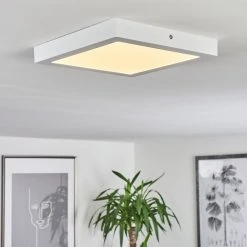 Hofstein Finsrud Deckenleuchte LED Wei&szlig;, 1-flammig