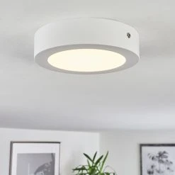 Hofstein Finsrud Deckenleuchte LED Wei&szlig;, 1-flammig