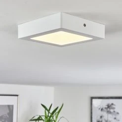 Hofstein Finsrud Deckenleuchte LED Wei&szlig;, 1-flammig