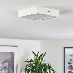 Hofstein Finsrud Deckenleuchte LED Wei&szlig;, 1-flammig -LED Leuchten Verkäufe 2022 finsrud deckenleuchte h3436301 9