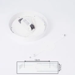 Hofstein Finsrud Deckenleuchte LED Wei&szlig;, 1-flammig -LED Leuchten Verkäufe 2022 finsrud deckenleuchte h3436325 4