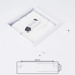 Hofstein Finsrud Deckenleuchte LED Wei&szlig;, 1-flammig -LED Leuchten Verkäufe 2022 finsrud deckenleuchte h3436349 4