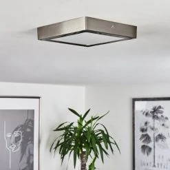 Hofstein Finsrud Deckenleuchte LED Nickel-Matt, 1-flammig -LED Leuchten Verkäufe 2022 finsrud deckenleuchte h3436622 9