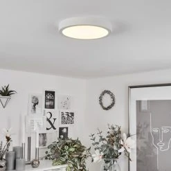 Hofstein Finsrud Deckenpanel LED Wei&szlig;, 1-flammig -LED Leuchten Verkäufe 2022 finsrud deckenpanel h3650837 8