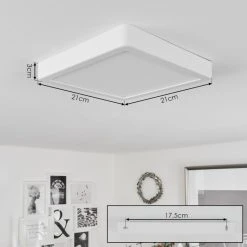 Hofstein Finsrud Deckenpanel LED Wei&szlig;, 1-flammig -LED Leuchten Verkäufe 2022 finsrud deckenpanel h3652138 3