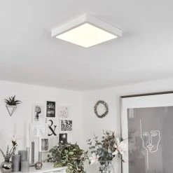 Hofstein Finsrud Deckenpanel LED Wei&szlig;, 1-flammig -LED Leuchten Verkäufe 2022 finsrud deckenpanel h3652138 8