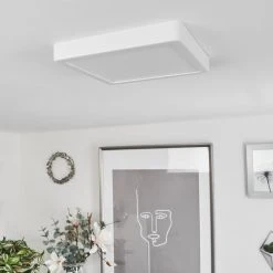 Hofstein Finsrud Deckenpanel LED Wei&szlig;, 1-flammig -LED Leuchten Verkäufe 2022 finsrud deckenpanel h3652138 9