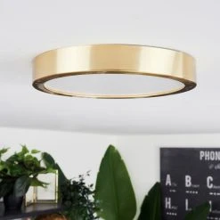 Hofstein Finsrud Deckenpanel LED Gold, 1-flammig -LED Leuchten Verkäufe 2022 finsrud deckenpanel h3652176 9