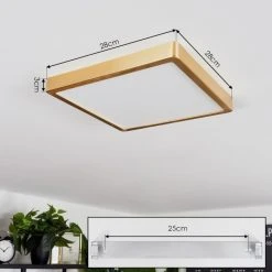 Hofstein Finsrud Deckenpanel LED Gold, 1-flammig -LED Leuchten Verkäufe 2022 finsrud deckenpanel h3652237 3