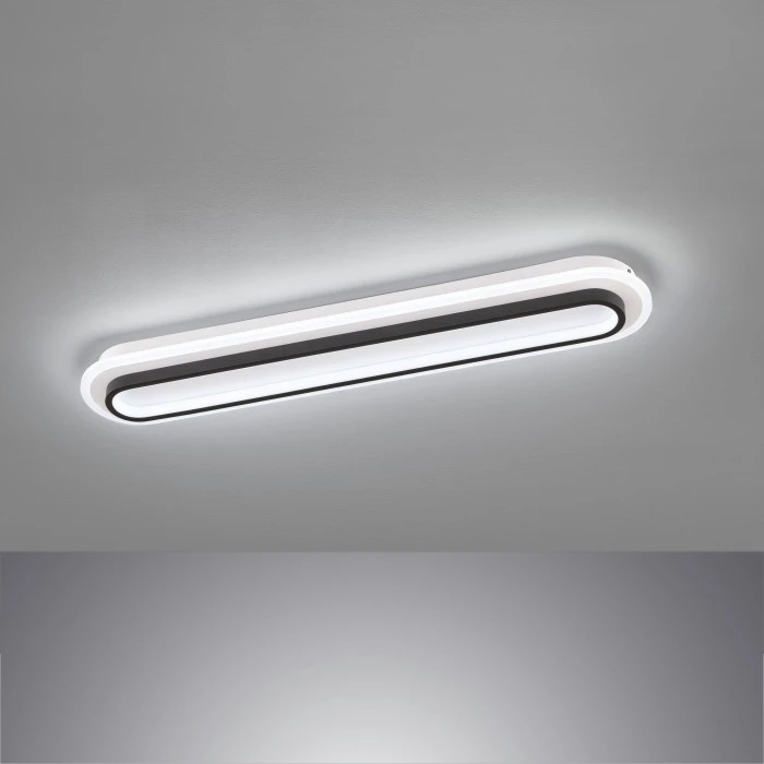 Honsel Leuchten Fischer & Honsel Blithe Deckenleuchte LED Schwarz, Weiß, 1-flammig 1 Honsel Leuchten Fischer & Honsel Blithe Deckenleuchte LED Schwarz, Weiß, 1-flammig