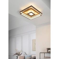 Honsel Leuchten Fischer & Honsel Clou Deckenleuchte LED Braun, 1-flammig