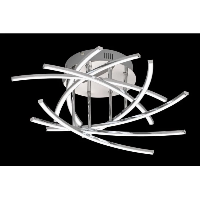 Honsel Leuchten Fischer & Honsel CROSS TW Deckenleuchte LED Chrom, 8-flammig, Fernbedienung, Farbwechsler 2 Honsel Leuchten Fischer & Honsel CROSS TW Deckenleuchte LED Chrom, 8-flammig, Fernbedienung, Farbwechsler – Bild 2