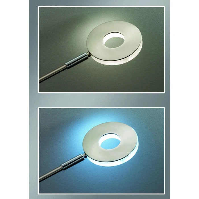 Honsel Leuchten Fischer & Honsel Dent Deckenfluter LED Nickel-Matt, 1-flammig 2 Honsel Leuchten Fischer & Honsel Dent Deckenfluter LED Nickel-Matt, 1-flammig – Bild 2