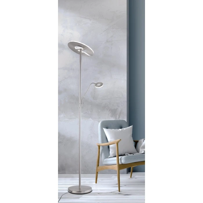 Honsel Leuchten Fischer & Honsel Dent Deckenfluter LED Schwarz, 1-flammig 1 Honsel Leuchten Fischer & Honsel Dent Deckenfluter LED Schwarz, 1-flammig