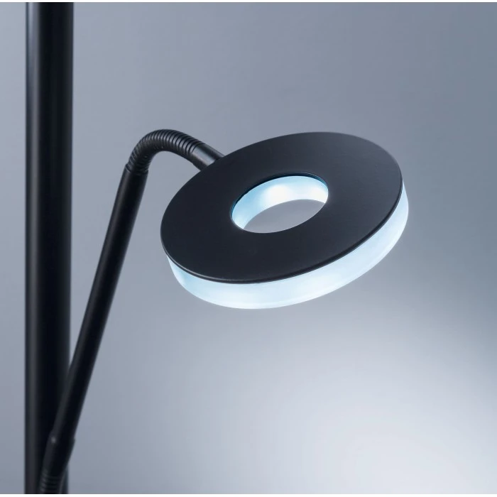 Honsel Leuchten Fischer & Honsel Dent Deckenfluter LED Schwarz, 1-flammig 11 Honsel Leuchten Fischer & Honsel Dent Deckenfluter LED Schwarz, 1-flammig – Bild 11