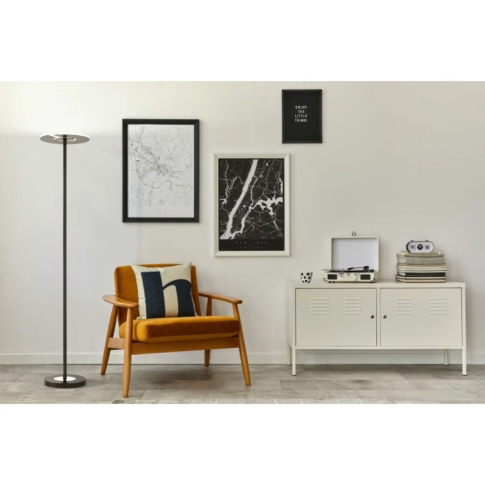 Honsel Leuchten Fischer & Honsel Dent Stehleuchte LED Schwarz, 1-flammig 1 Honsel Leuchten Fischer & Honsel Dent Stehleuchte LED Schwarz, 1-flammig