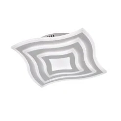 Honsel Leuchten Fischer & Honsel function Gorden Deckenleuchte LED Weiß, 1-flammig, Fernbedienung