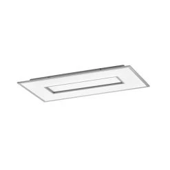 Honsel Leuchten Fischer & Honsel function Tiara Deckenleuchte LED Silber, 1-flammig, Fernbedienung